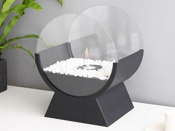 Chimenea mesa bioetanol decorativa