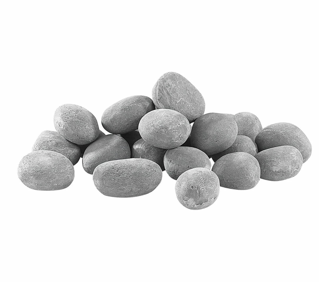 Piedras Grises Decorativas para Estufas de bioetanol (Decoración de Chimenea)