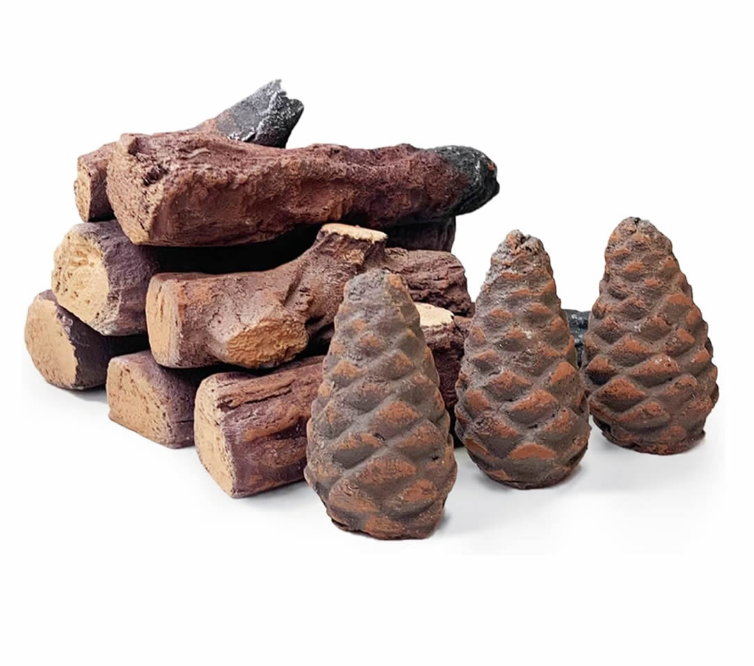 Madera de cerámica para chimeneas de bioetanol