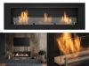 Chimenea bioetanol salón
