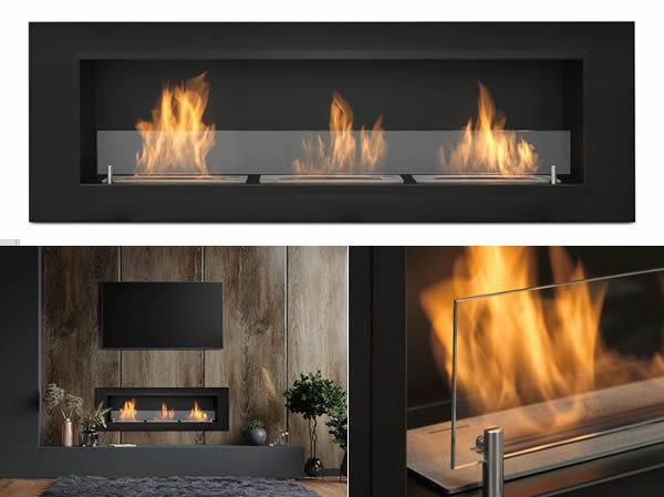 Chimnenea de pared con crsital de calidad y diseño