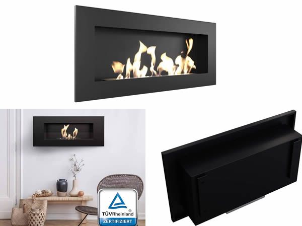 Bio Chimenea plana de pared